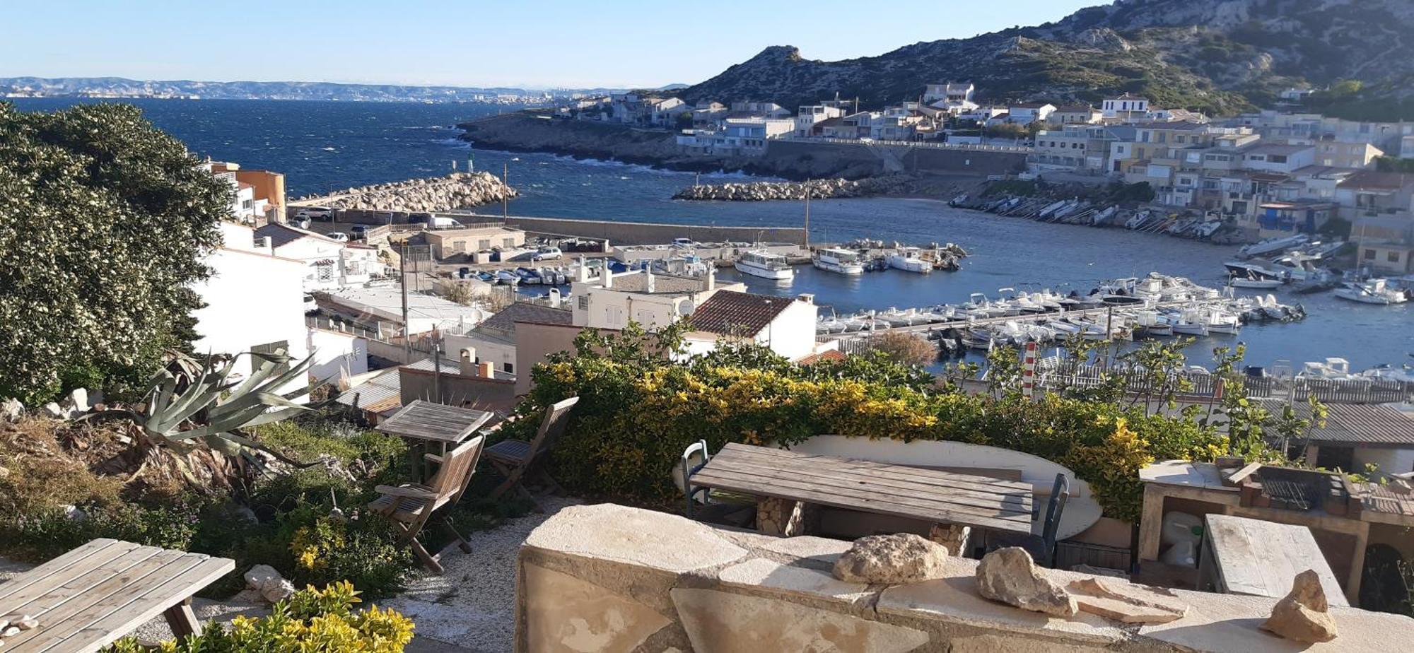 Cabanon Vue Mer Et Calanques Les Goudes Marseille Exterior photo