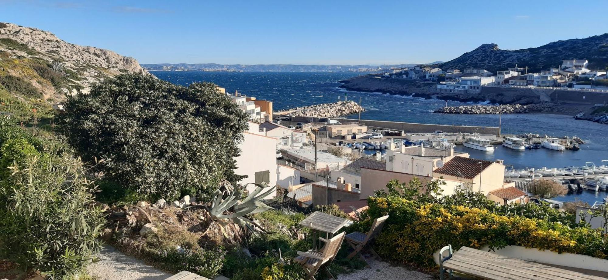 Cabanon Vue Mer Et Calanques Les Goudes Marseille Exterior photo