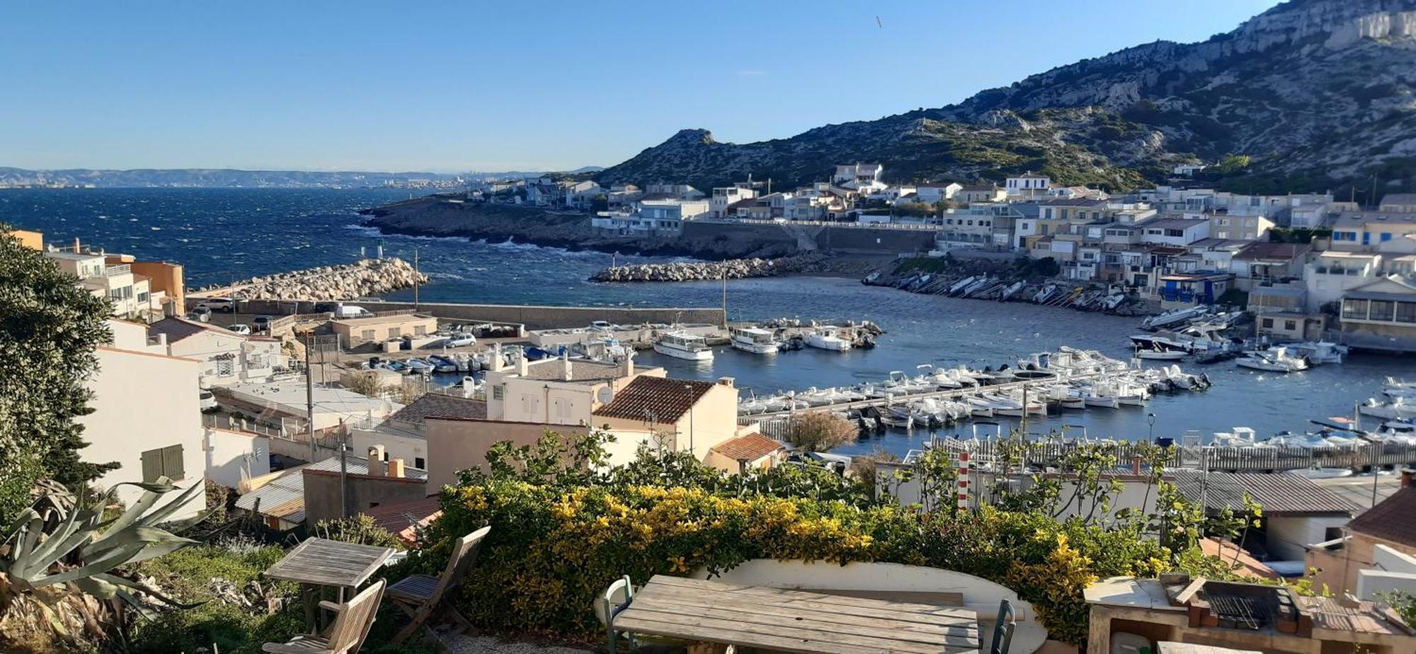 Cabanon Vue Mer Et Calanques Les Goudes Marseille Exterior photo