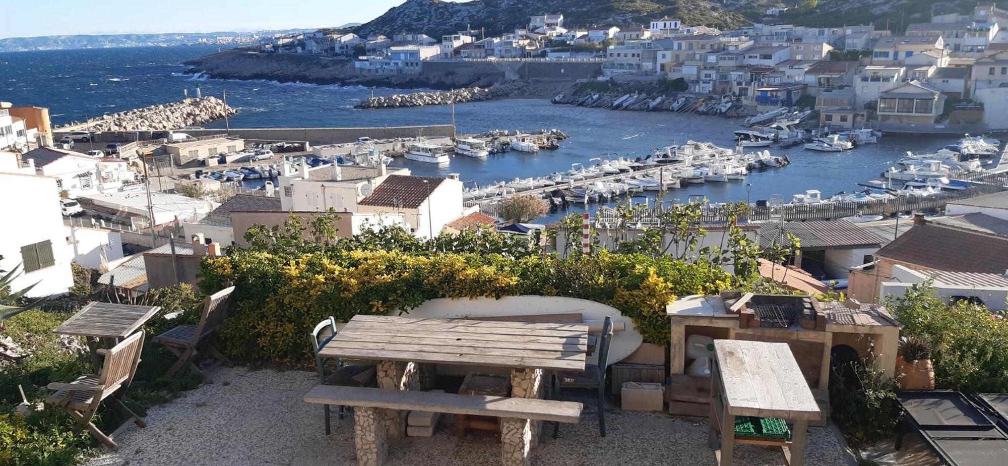 Cabanon Vue Mer Et Calanques Les Goudes Marseille Exterior photo